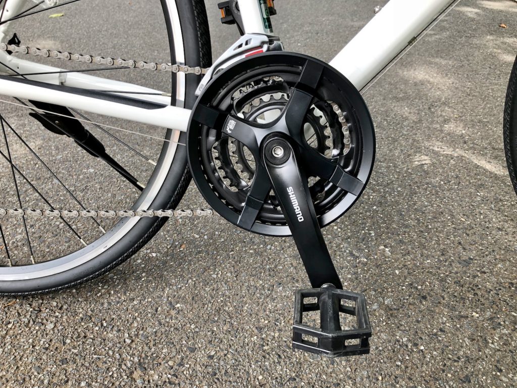 自転車 フロント３段 リア８段 使い方